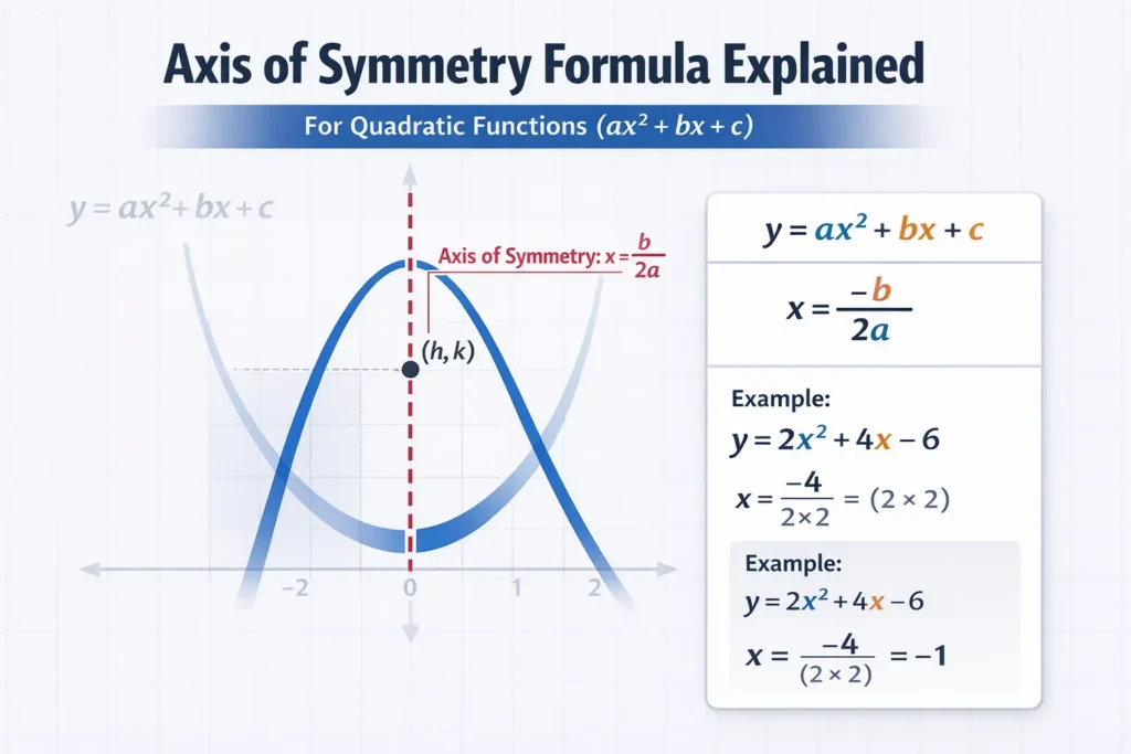 Axis of Symmetry Formula (Quadratic Functions)
