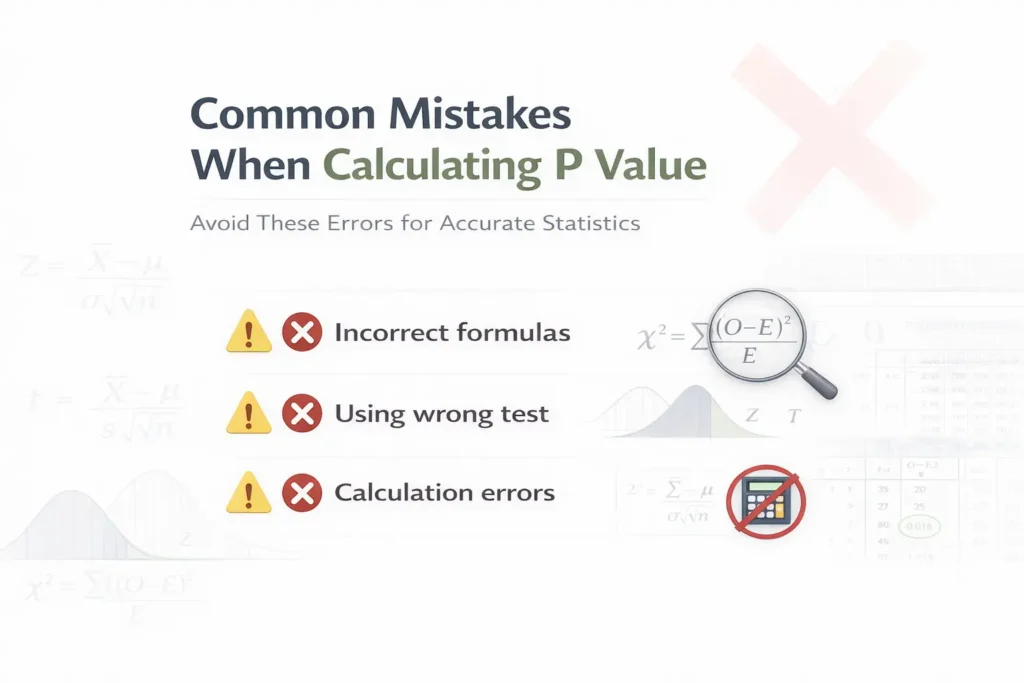 Common Mistakes When Calculating P Value