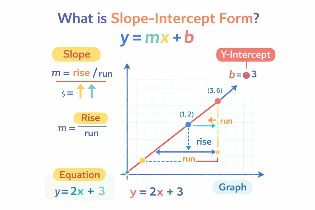 What Is Slope Intercept Form