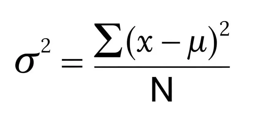 Variance Formula